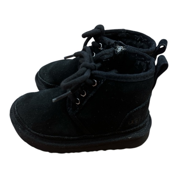 UGG Black Suede Kids Boots - Picture 3 of 7